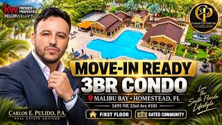 Move-In Ready 3BR Condo in Malibu Bay | Homestead, FL 33033