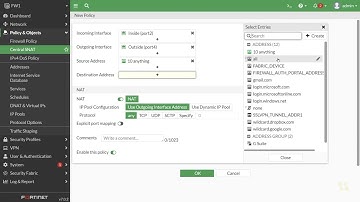 Source PAT Using Central SNAT   Fortinet NSE 4   FortiOS 7 x   CBT Nuggets