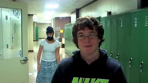 Pella Middle School- Teachers Dancing Behind Students