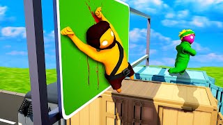 We Got DESTROYED by a Road Sign - Gang Beasts (Funny Moments)