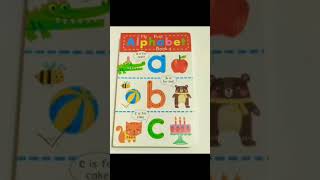 My first Alphabet Book 📖 #shorts