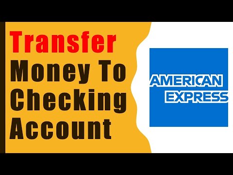 How to transfer money to Amex Checking Account?