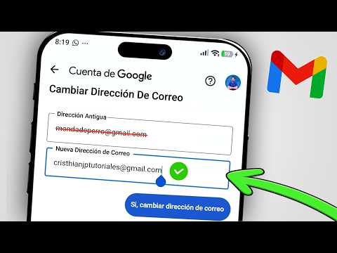✅ Cómo CAMBIAR tu DIRECCIÓN de CORREO 2026 ¡OFICIAL!