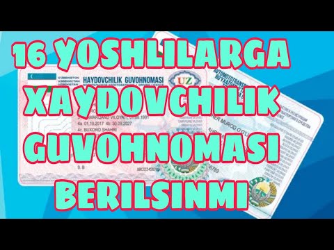 Video: 14 Yoshdan Boshlab Pasportni Qanday Olish Mumkin