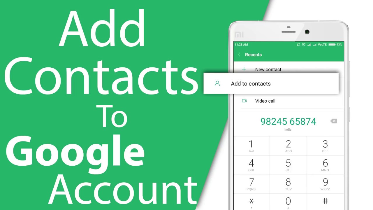 How To Add Contacts To Google Account On Android YouTube