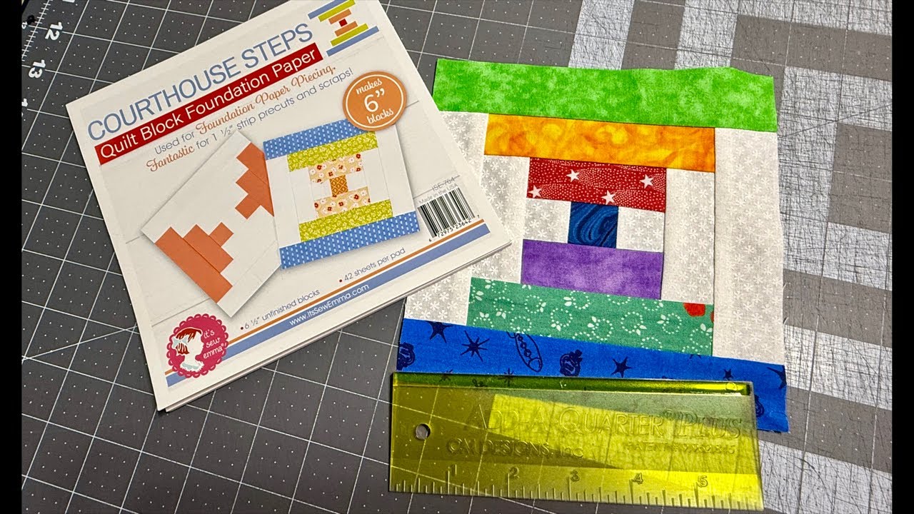 FPP Foundation Piecing Courthouse Steps