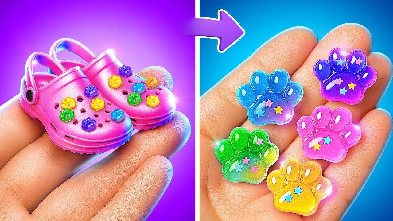 3Dペン対アクリルハック！✏️ 123 GO! GOLDによる楽しい学校DIYフィ