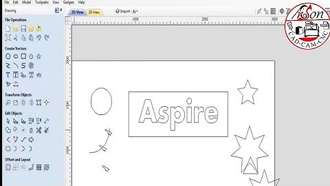 #Vectric #Aspire 9.5 #introduction  #2D #Beginner #Tutorial -1#Introduction #CNC #cnc #Woodworking
