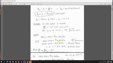 Chapter 25 Part 01 ODE Eulers Method