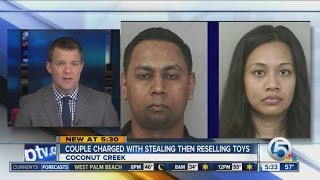 Famous Couple charged with stealing then reselling toys Profile