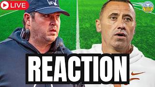 SEC Football Media Day Reaction: Texas's Steve Sarkisian & Mississippi State's Jeff Lebby
