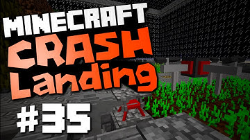 Minecraft Crash Landing #35 "Drones & Plant Farms & WORLD DOWNLOAD"