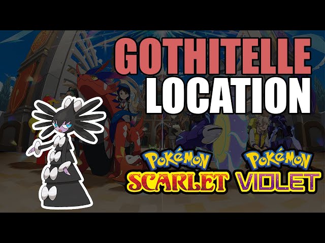 Pokemon Scarlet and Violet Gothitelle