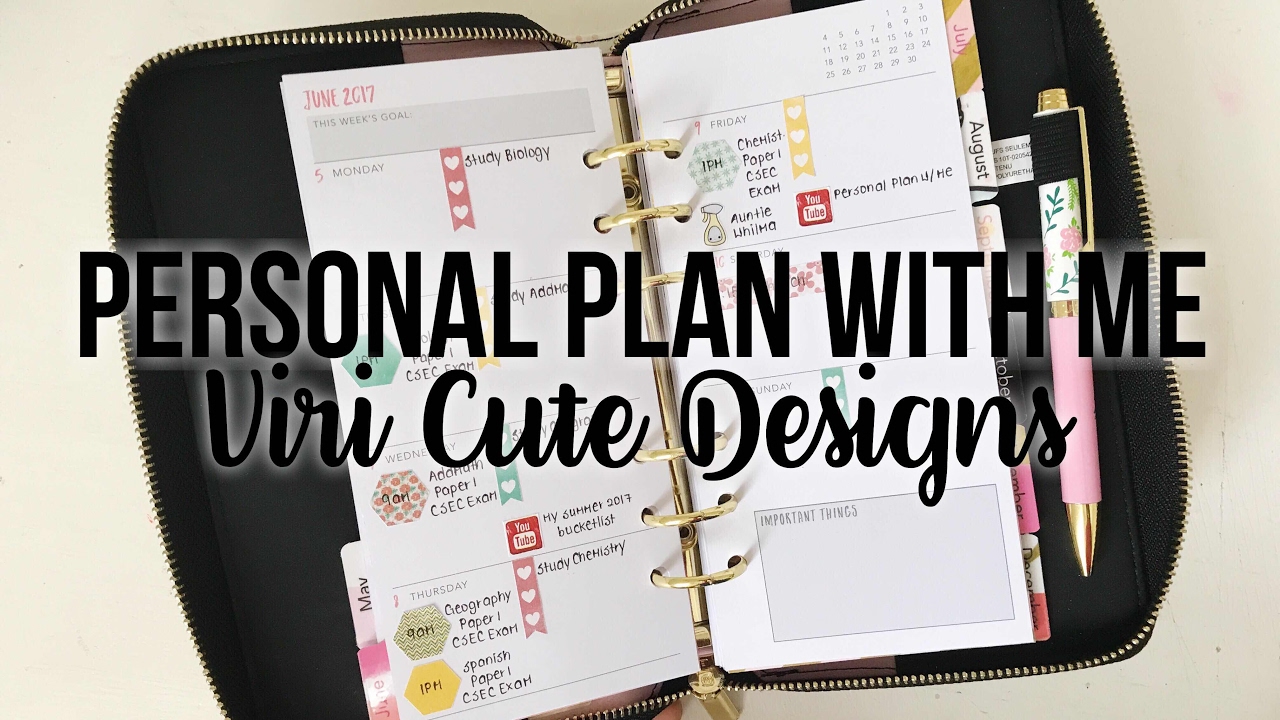 Personal Plan With Me | Viri Cute Designs