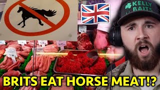 AMERICAN Reacts to 10 Shocking UK Food Scandals!! *never eating again*