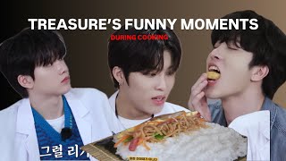 Treasure’s funny moment during cooking 🍱🍛
