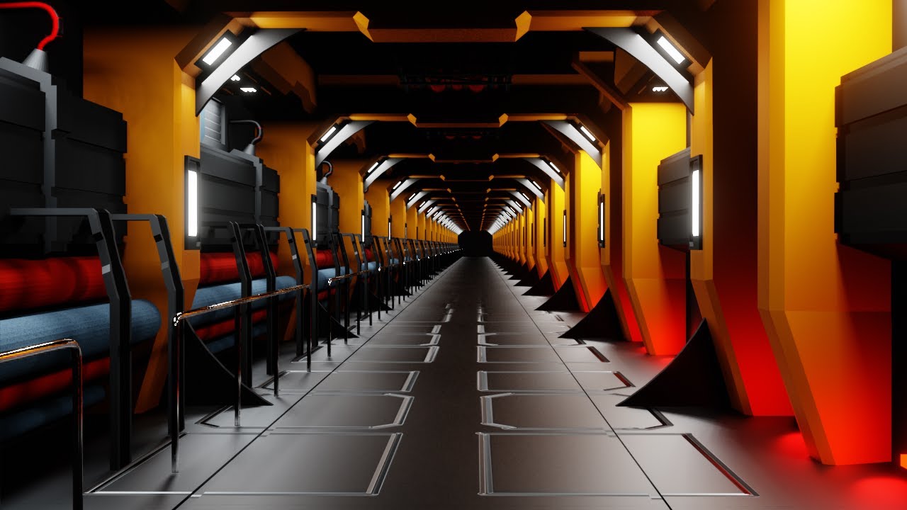 Sci Fi Corridor Modelling(part-1) | Blender in Tamil | LMWS - YouTube