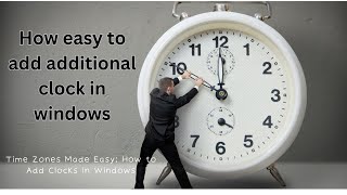 How to add second clock in windows | How to add additional clock in windows 11 ⏰