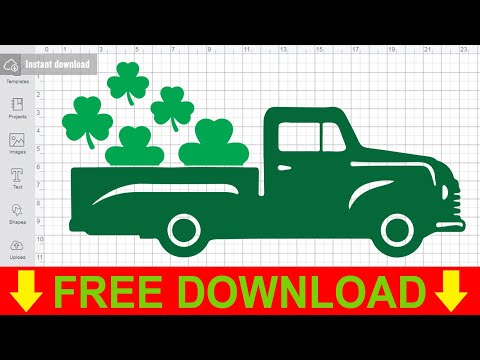 Saint Patrick'S Day Truck Svg Free Cut Files for Cricut Silhouette