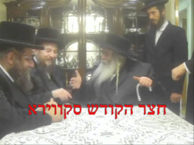 Kretchnif Yerushalayim Rebbe visiting Skver BP Rebbe - Cheshvan 5772