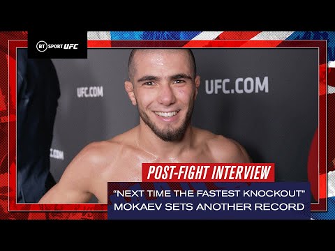 Record Breaker! Muhammad Mokaev shines once again at UFC London | Post-Fight Interview