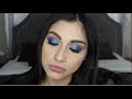 Bright colorful smokey eye  tealpurplepink  debbie tracy