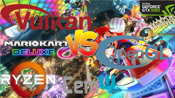 Mario Kart 8 On PC | Vulkan VS OpenGL | Ryzen R5 3600 GTX 1060 | Cemu 1.22.7
