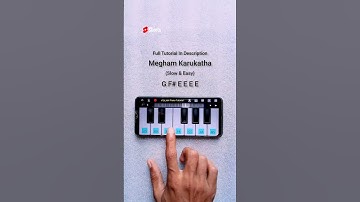 Thumbnail of Megham Karukatha Song | Easy Tutorial #shorts