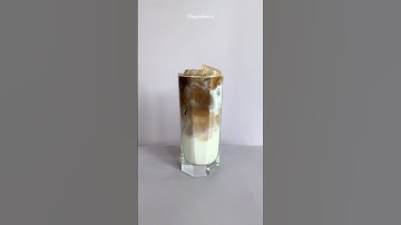 Iced latte with instant coffee