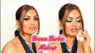 Brown Barbie Makeup Tutorial for Deep Skin