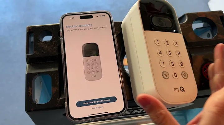 myQ Smart Garage Door Video Keypad Unboxing, Installation, and Review