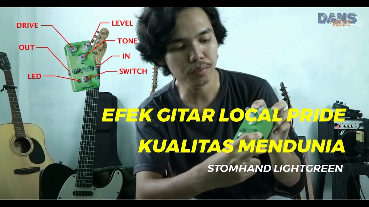 EFEK GITAR DARI JOGJA NIH BOSS, SENGGOL DONG | STOMHAND LIGHTGREEN REVIEW