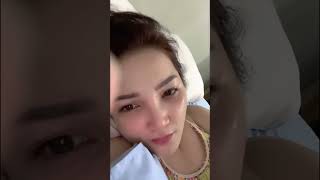 Desahan manja ka Sarah sebangun tidur bikin halu😍🤩