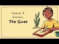 The Giver by Lois Lowry | Chapter 3 Summary | Read Aloud