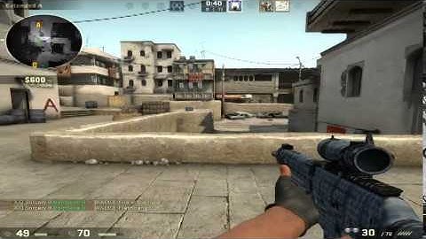 CSGO Gameplay Online Competitive Match Map De Dust II Part 3
