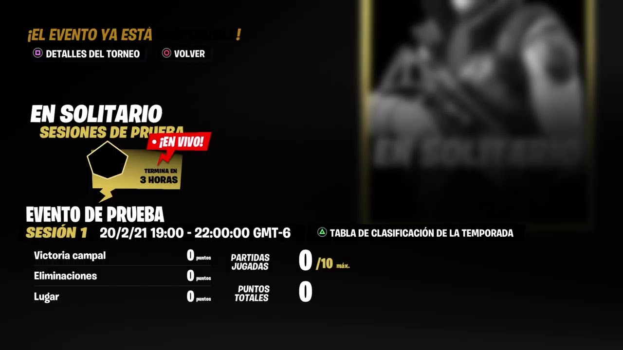 FORTNITE  Torneo de selección