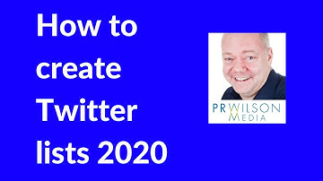 How to create Twitter lists 2020