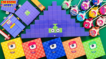 Meet Numberblocks NEW 64 687Puzzle Tetris Shape| ASMR chirping of birds