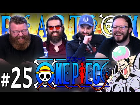 One Piece #25 REACTION!! "The Emergence of the Superb Kicking Skill: Sanji vs. the Iron Wall Pearl"