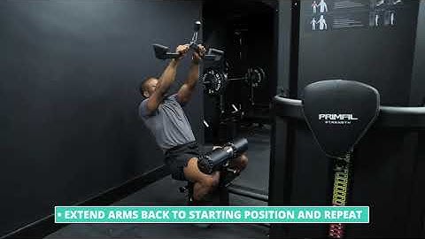 How To Do Cable Seated High Row - Mag Grip Attachment   Close Pronated Grip | Exercise Demo