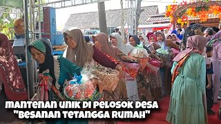 A Group of Hundreds of People Gathered for a Wedding in Blora to Harmonize the People of Gunung N...