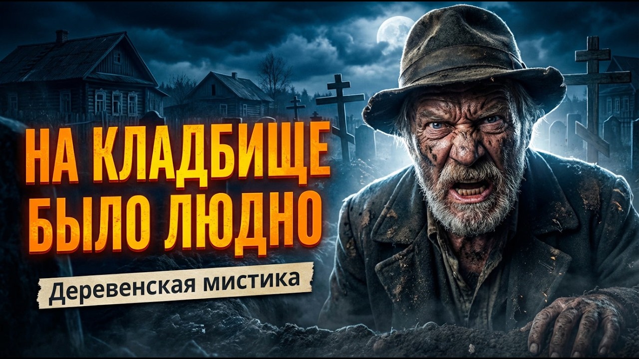 НА КЛАДБИЩЕ БЫЛО ЛЮДНО | ДЕРЕВЕНСКАЯ МИСТИКА