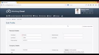 Editing your profile Advisor Portal
