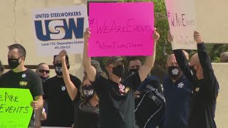 Workers call for Congress to renew $600 weekly unemployment benefit