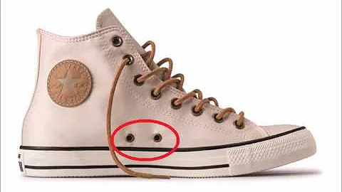 Como usar os dois furos laterais do All Star?