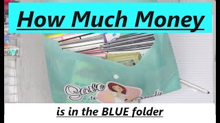 How Much Money is in the Blue Folder