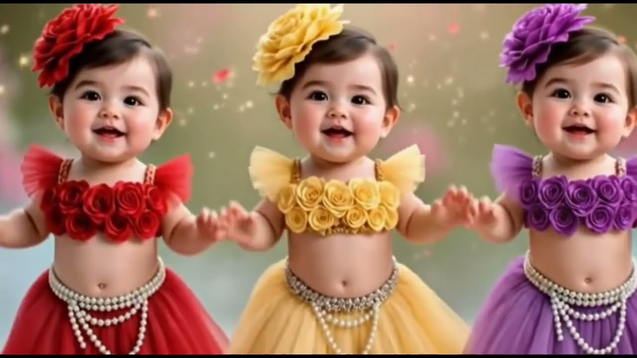 Cute Toddler Dance 🕺💃 | Baby Boys & Girls Dancing in Red Outfits | Fun Kids Dance Video