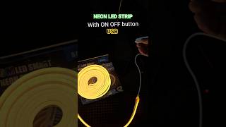 Usb Led Neon Strip Light 3M Warm White Diy Room Decor