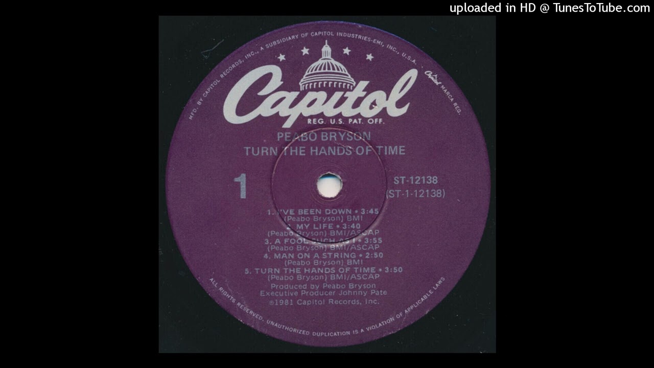 Peabo Bryson - I've Been Down (Capitol - 1981) - YouTube