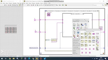 Simple calculator in LabView part 2